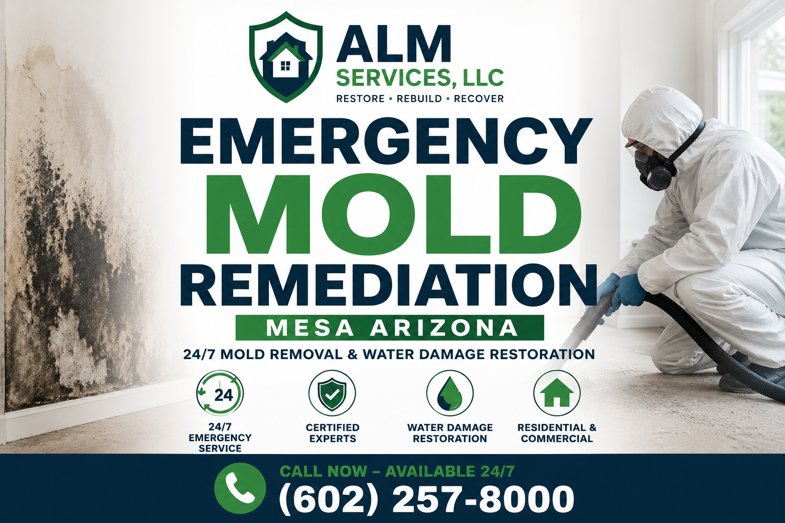 Emergency Mold Remediation Mesa Arizona