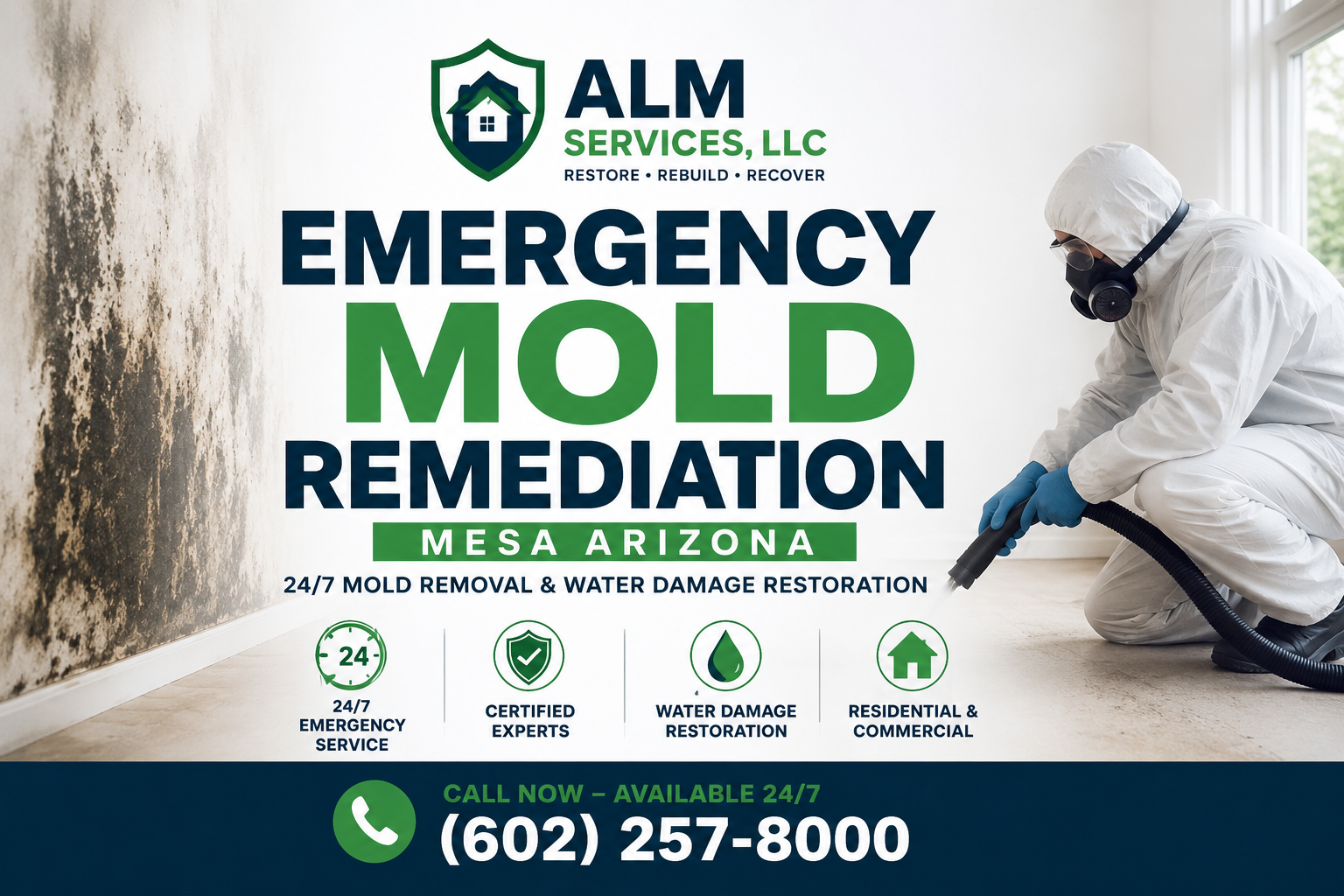 Emergency mold removal Mesa Arizona