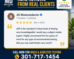 MD Mold Testing Reviews Infographic ALI