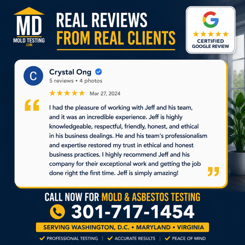 MD Mold Testing Reviews Infographic Crystal