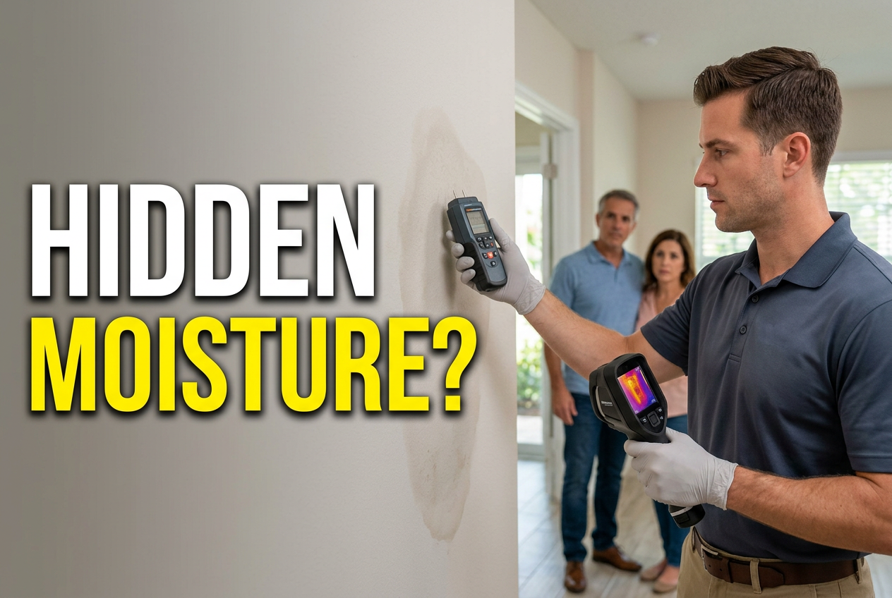 Elevated Moisture in a West Palm Beach Home: When to Get a Separate Mold Inspection