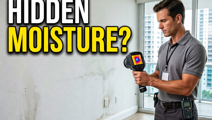 Can Thermal Imaging Help Investigate a Damp-Looking Wall in an Aventura Condo?