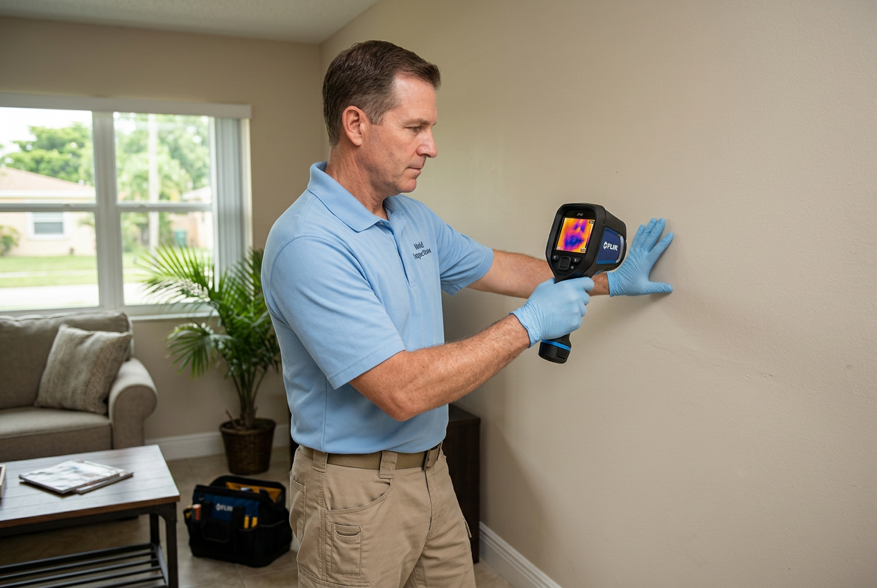 Thermal Imaging During a Mold Inspection in Davie, FL: What It Can and Cannot Reveal